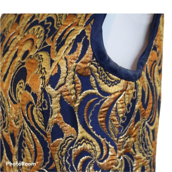 VINTAGE 1960s Malcolm Starr 3-piece Dress, Jacket + Belt - Size M/L - Picture 12 of 13